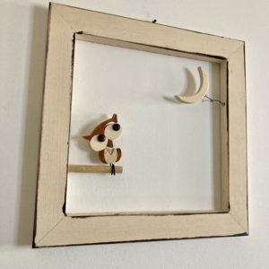 Gufo che si interroga sulla luna