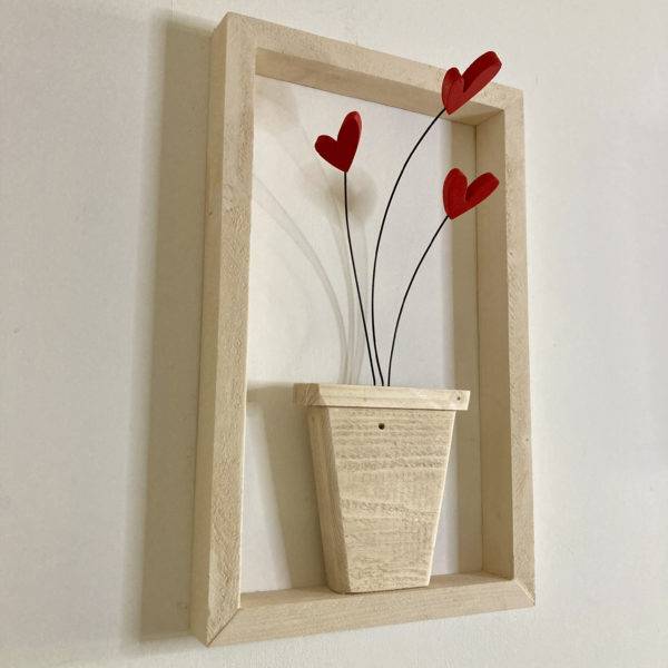 Vaso di cuori - immagine 2