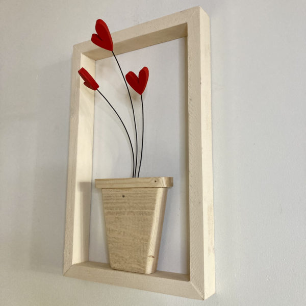 Vaso di cuori - immagine 3