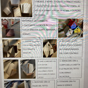 Casetta per uccelli in kit