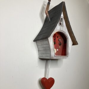 Orologio a pendolo "Conosci il mistero del tempo attraverso la luce interiore"