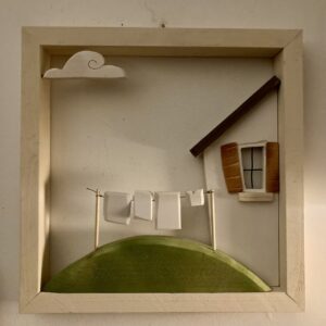 Il cortile dietro casa