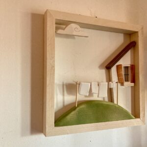 Il cortile dietro casa