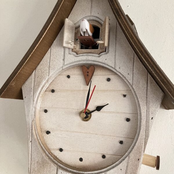 Orologio a cucu' "La Casetta nel cuore del bosco Tenebroso" - immagine 3