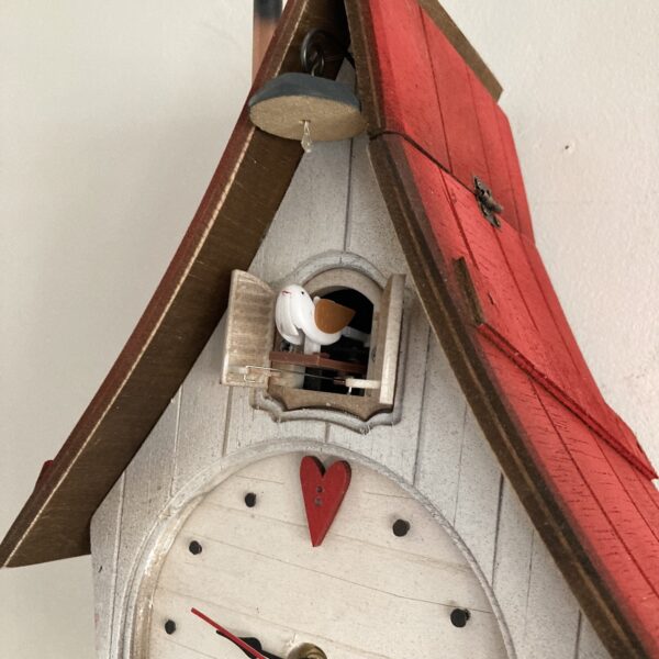 Orologio a cucu' "La Casetta nel cuore del bosco Tenebroso" - immagine 4