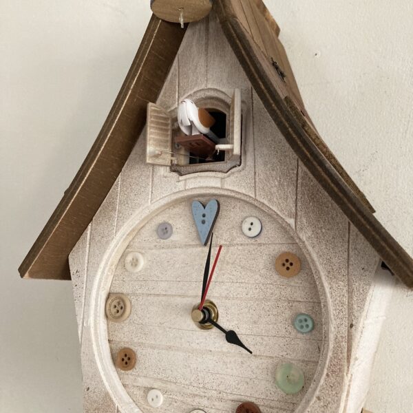 Orologio a cucu' "La Casetta nel cuore del bosco Tenebroso" - immagine 4